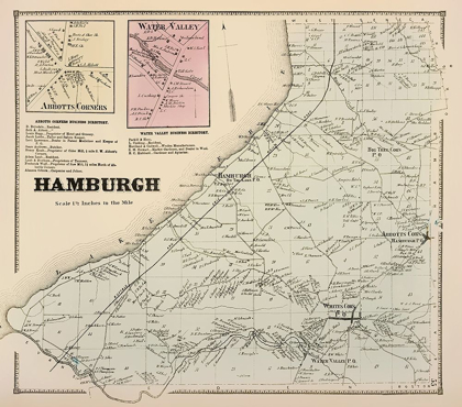 Picture of HAMBURGH NEW YORK LANDOWNER - STONE 1866