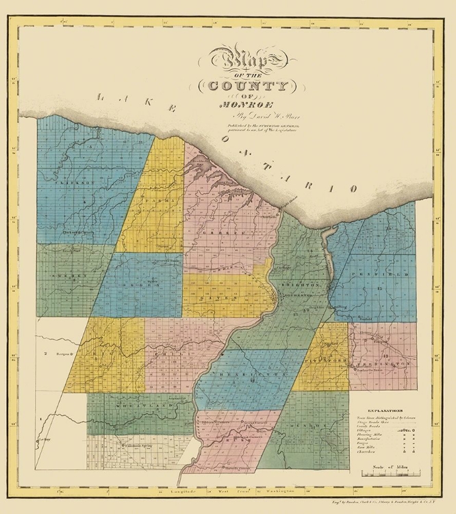 Picture of MONROE NEW YORK - BURR 1829