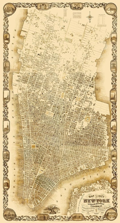 Picture of NEW YORK NEW YORK - DRIPPS 1852