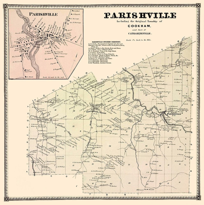 Picture of PARISHVILLE NEW YORK LANDOWNER - STONE 1865