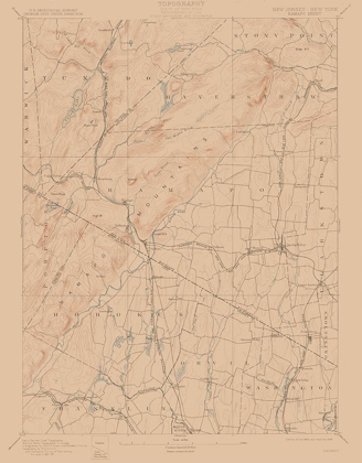 Picture of RAMAPO NEW YORK SHEET - USGS 1893