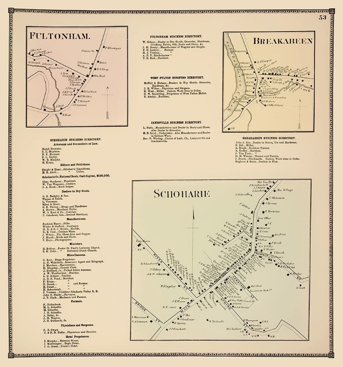 Picture of SCHOHARIE BREAKABEEN FULTONHAM NEW YORK LANDOWNER