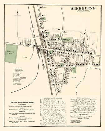 Picture of SHERBURNE NEW YORK - NICHOLS 1875