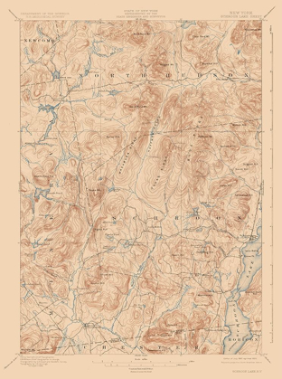 Picture of SCHROON LAKE NEW YORK SHEET - USGS 1897