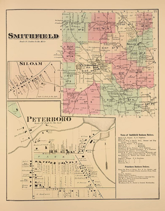 Picture of SMITHFIELD NEW YORK LANDOWNER - WHITMAN 1875