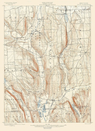 Picture of TULLY NEW YORK QUAD - USGS 1900