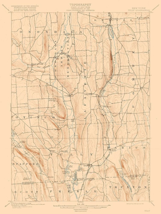 Picture of TULLY NEW YORK QUAD - USGS 1900