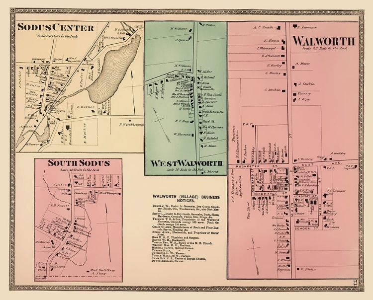 Picture of WALWORTH, WEST WALWORTH, SODUS NEW YORK LANDOWNER