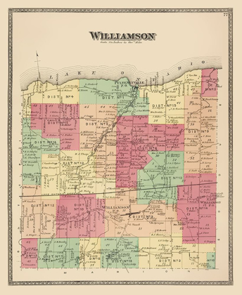 Picture of WILLIAMSON NEW YORK LANDOWNER - BEERS 1874