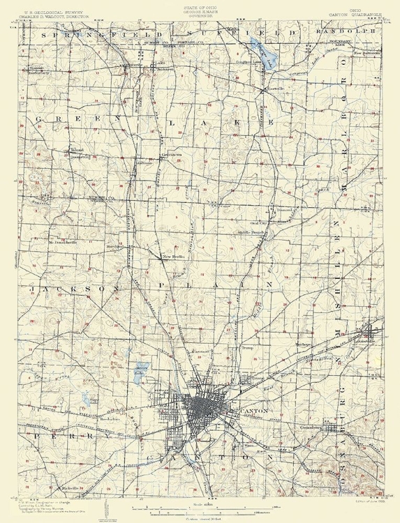 Picture of CANTON OHIO QUAD - USGS 1903