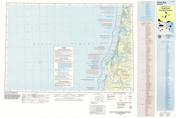 Picture of COOS BAY OREGON SHEET - USGS 1981