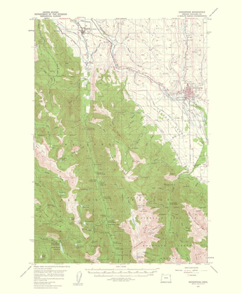 Picture of ENTERPRISE OREGON QUAD - USGS 1963