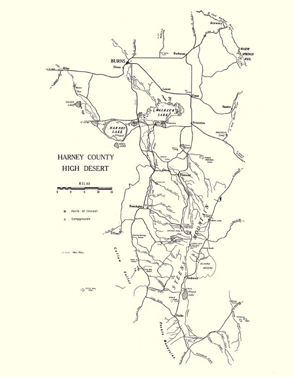 Picture of HARNEY OREGON - PALMER 1970