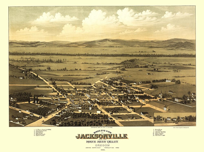 Picture of JACKSONVILLE OREGON - WALPOLE 1883