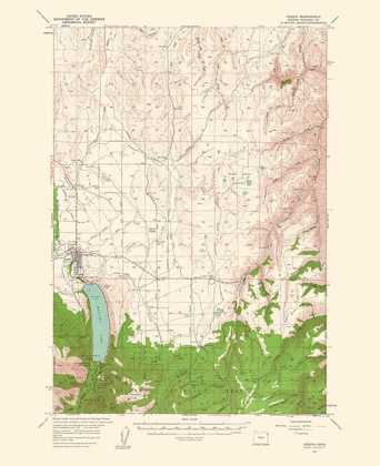 Picture of JOSEPH OREGON QUAD - USGS 1963