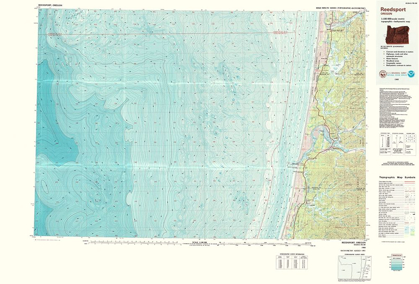 Picture of REEDSPORT OREGON QUAD - USGS 1980