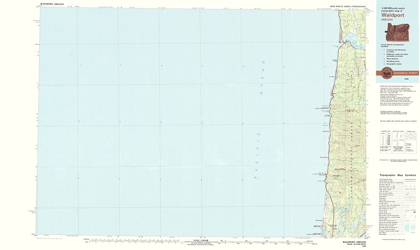 Picture of WALDROP OREGON QUAD - USGS 1980