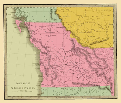 Picture of OREGON TERRITORY - BATTLEBORO 1840