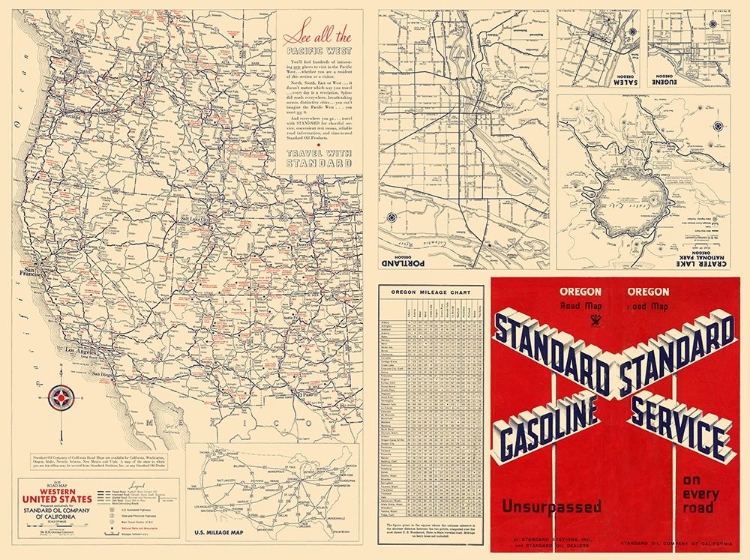 Picture of WESTERN UNITED STATES - GOUSHA 1935