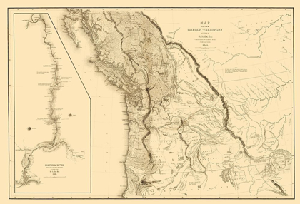 Picture of OREGON TERRITORY - US EXPLORING EXPEDITION 1841