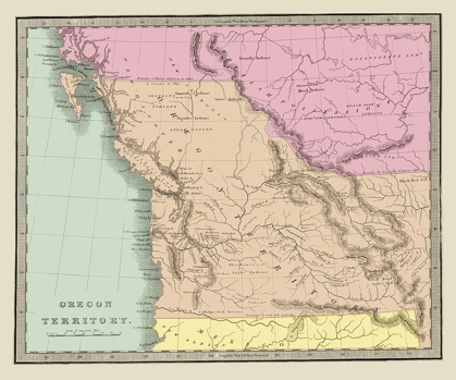 Picture of OREGON TERRITORY - ILLMAN 1833