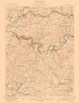 Picture of NEW FLORENCE PENNSYLVANIA QUAD - USGS 1922