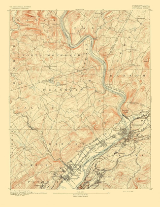 Picture of PITTSTON PENNSYLVANIA SHEET - USGS 1893