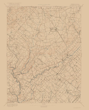 Picture of PENNSYLVANIA QUAKERTOWN SHEET - USGS 1888