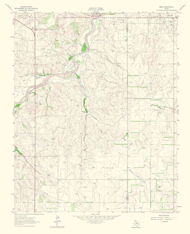 Picture of BACK TEXAS QUAD - USGS 1967