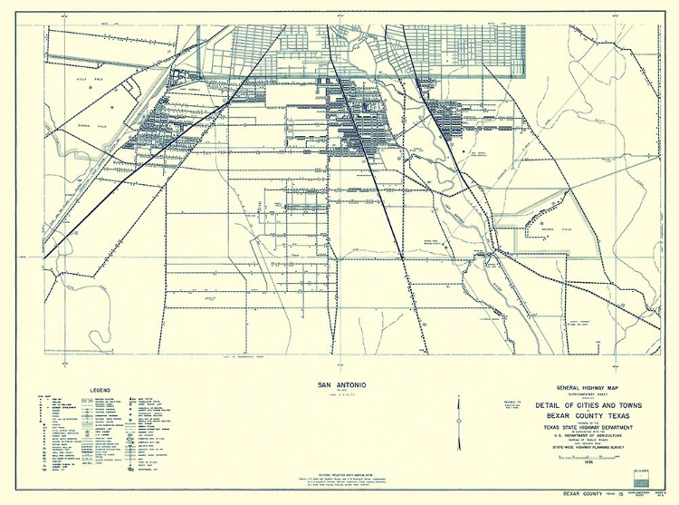 Picture of BEXAR TEXAS HIGHWAY - HIGHWAY DEPT 1936