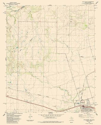 Picture of CHILLICOTHE TEXAS QUAD - USGS 1984