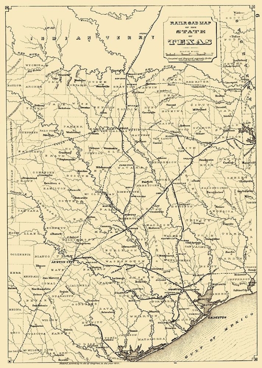 Picture of TEXAS STATE RAILROADS - 1873