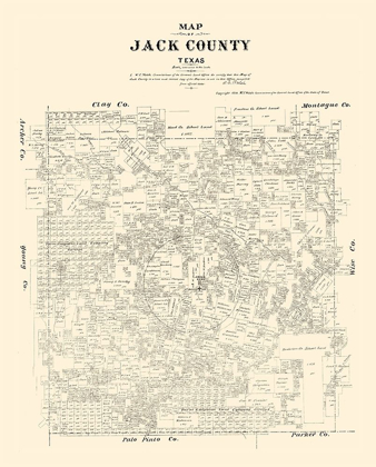 Picture of JACK COUNTY TEXAS - WALSH 1879