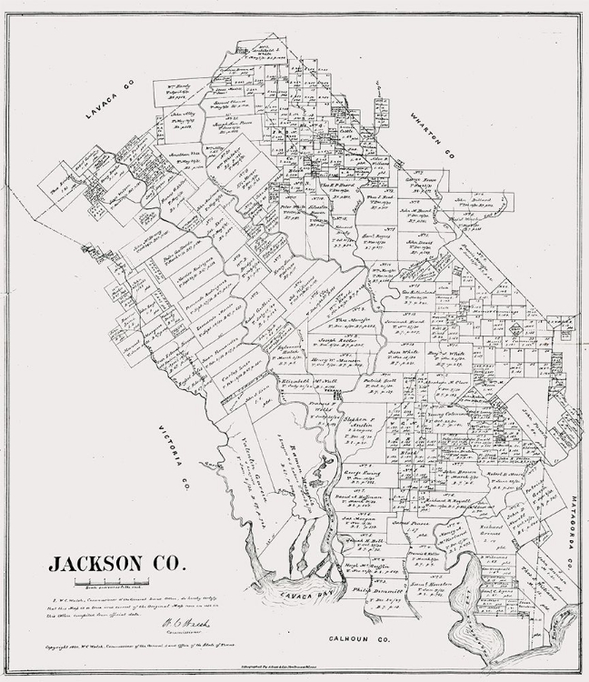 Picture of JACKSON COUNTY TEXAS - WALSH 1880