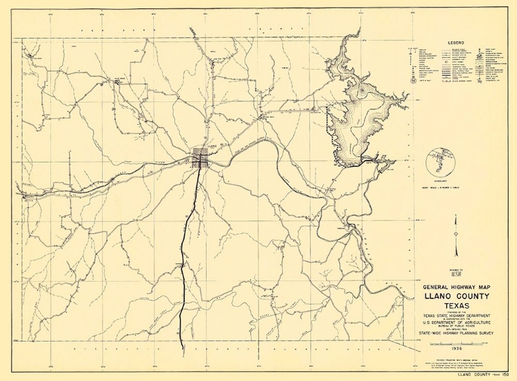 Picture of LLANO TEXAS - HIGHWAY DEPT 1936