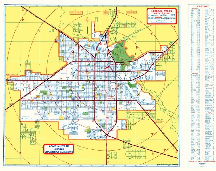 Picture of LUBBOCK TEXAS - SOUTHWEST 1955