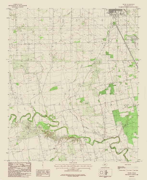 Picture of TRUBY TEXAS QUAD - USGS 1984