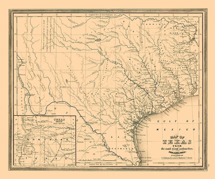 Picture of TEXAS - WILLIAMS 1845