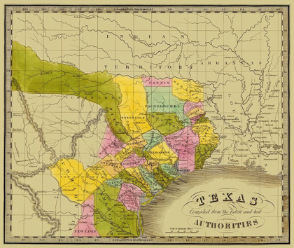 Picture of TEXAS - GREENLEAF 1840