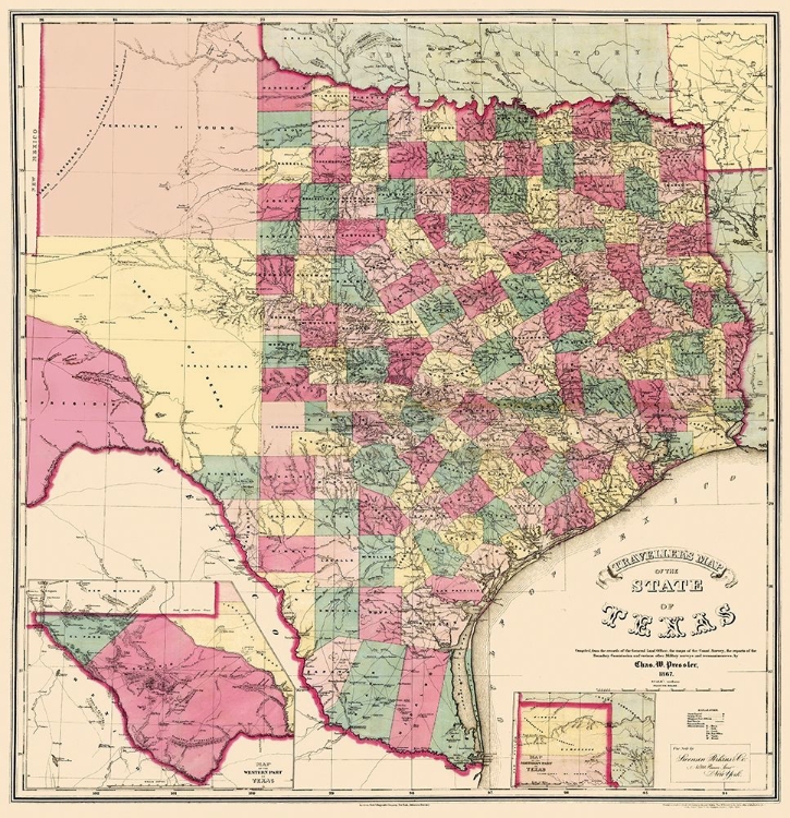 Picture of TEXAS - PRESSLER 1867