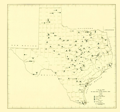 Picture of TEXAS STATE AND MUNICIPAL PARKS 1936