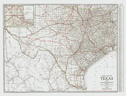 Picture of TEXAS AND NORTHERN MEXICO - CLASON 1931