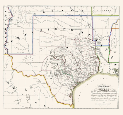 Picture of TEXAS - ASSOCIATION FOR GERMAN IMMIGRANTS 1851