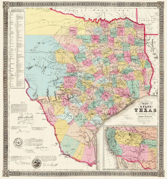 Picture of TEXAS STATE OF J DE CORDOVA - COLTON 1856