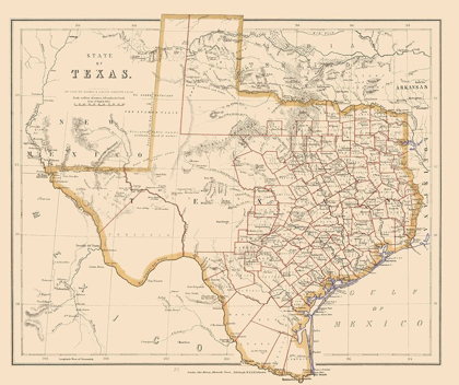 Picture of TEXAS - STANFORD 1857