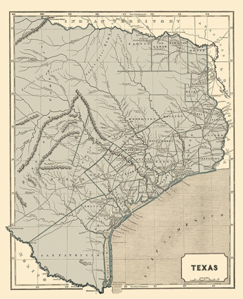 Picture of TEXAS - MORSE AND BREESE 1845