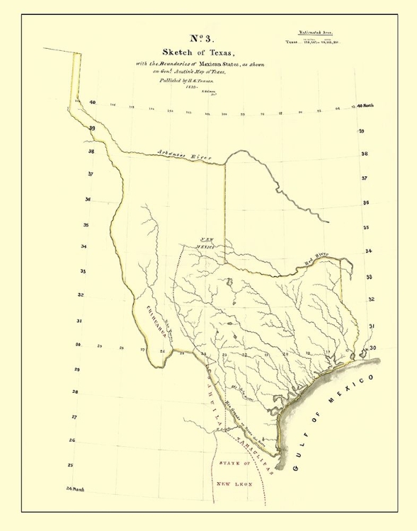 Picture of TEXAS - TANNER 1839