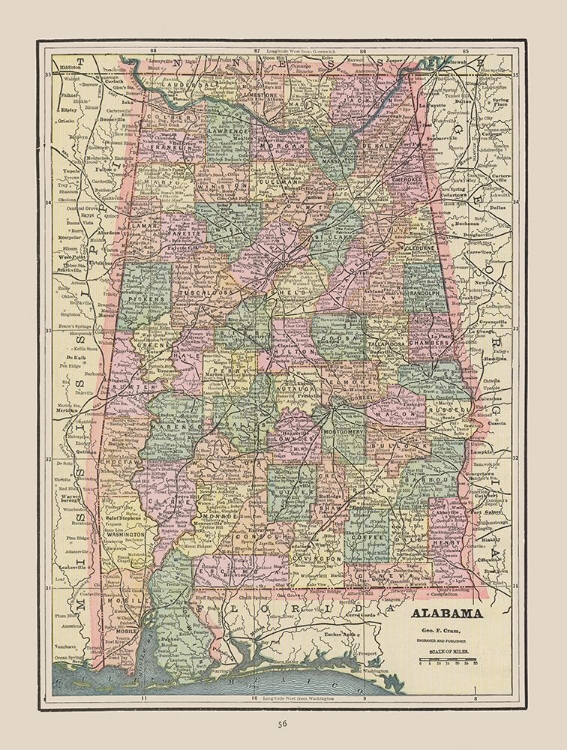 Picture of ALABAMA - CRAM 1892