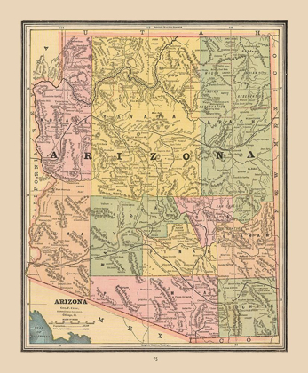 Picture of ARIZONA, UNITED STATES - CRAM 1888