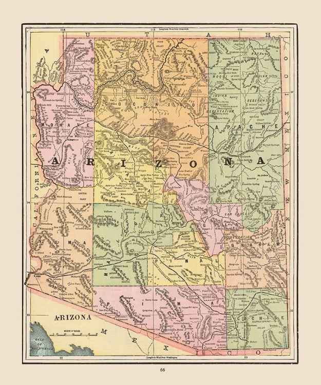 Picture of ARIZONA - CRAM 1892